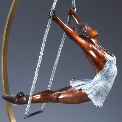 Acrobatie au trapèze